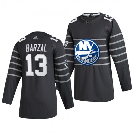 New York Islanders Mathew Barzal 13 Grijs Adidas 2020 NHL All-Star Authentic Shirt - Mannen